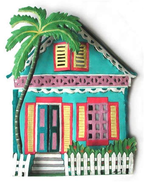 Metal Caribbean House Decor 